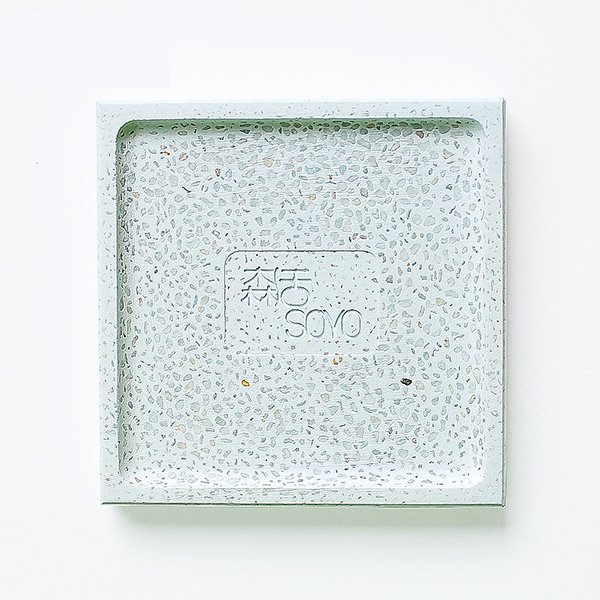 正方型吸水矽藻肥皂盤-1