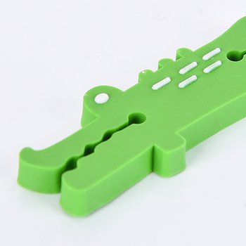 鱷魚造型矽膠手機捲線器_1