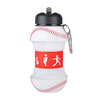 550ml棒球造型水瓶-可摺疊矽膠水壺_1