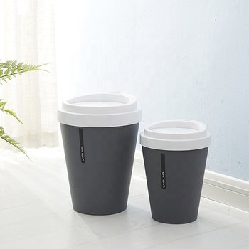 垃圾桶-咖啡杯造型PP迷你桌面垃圾桶_4