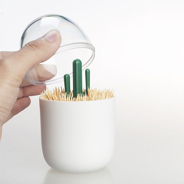 動植物造型棉花棒牙籤收納盒_5