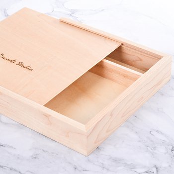 楓木質感推式木盒-隨身碟包裝盒-可雷射雕刻企業LOGO_2