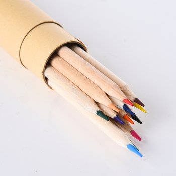彩色鉛筆-牛皮紙圓筒廣告印刷禮品-客製印刷贈品筆-花蓮地檢署(同52EB-1001)_2