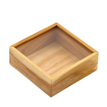 禮品盒-透明壓克力滑動式松木禮品盒-可客製化印刷logo_1