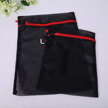 黑色網布洗衣袋-40x30cm_2