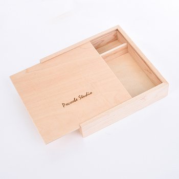 楓木質感推式木盒-隨身碟包裝盒-可雷射雕刻企業LOGO_0