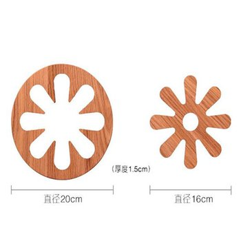 花造型木隔熱墊-2個一套_0