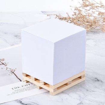 方型紙磚-7.5x7.5x7.5cm空白無印刷-附棧板便條紙_3