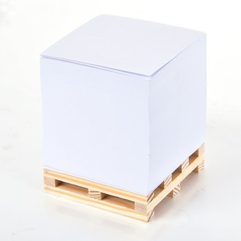 方型紙磚-7.5x7.5x7.5cm空白無印刷-附棧板便條紙_0