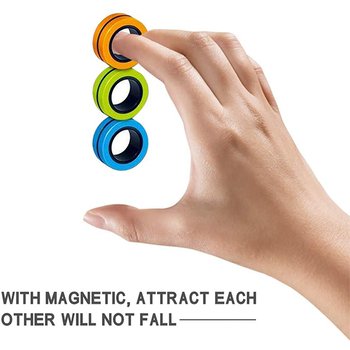 三圈磁性金屬指尖紓壓玩具_3