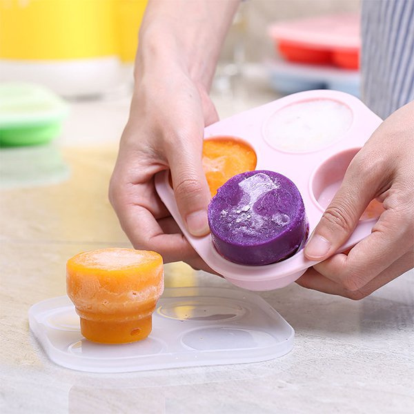 矽膠冰盒可摺疊嬰兒食品盒_2