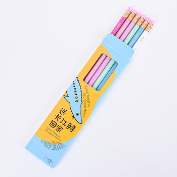 鉛筆-六角橡皮擦頭印刷筆桿禮品-廣告環保筆-客製化印刷贈品筆_5
