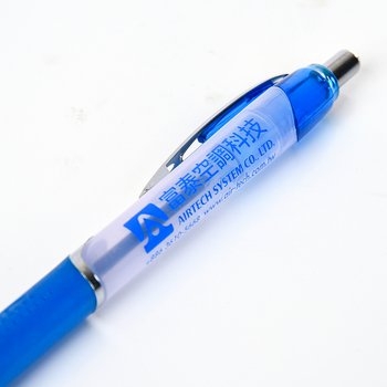 廣告筆-單色按壓式金屬夾牛奶管中油筆-單色原子筆-採購訂製贈品筆_10