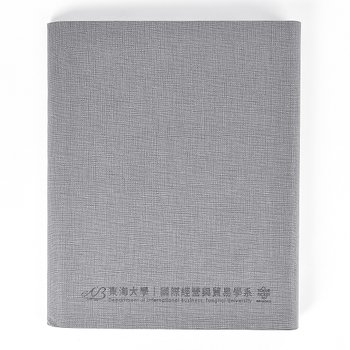 16K簡約時尚工商日誌-三折式金屬扣活頁筆記本-可訂製內頁及客製化加印LOGO_1