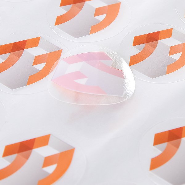 數位圓形透明貼紙-2