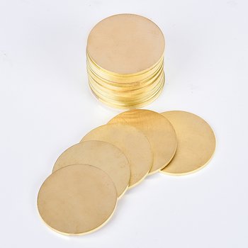 黃銅片加工雷射切割造型-黃銅板可訂製造型LOGO_1