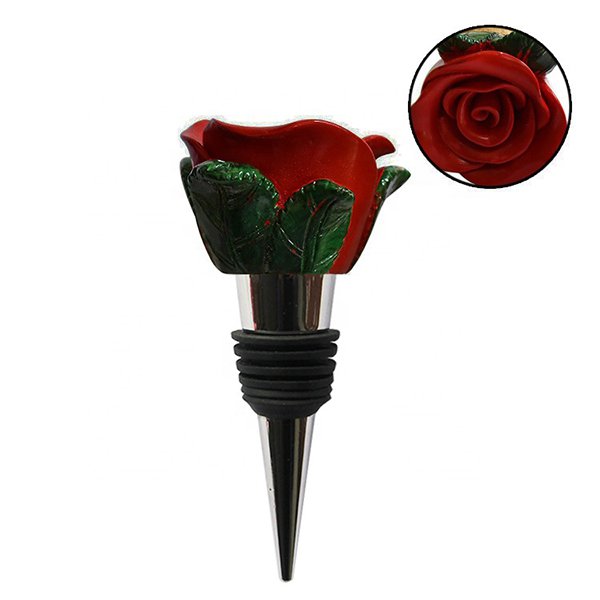 玫瑰造型不鏽鋼酒瓶塞_1
