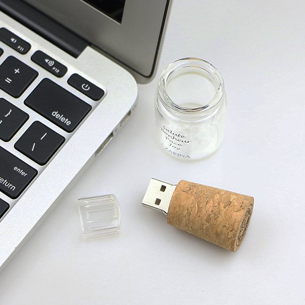 環保隨身碟-木製禮贈品USB-玻璃軟木塞造型隨身碟-客製隨身碟容量-採購訂製印刷推薦禮品_3