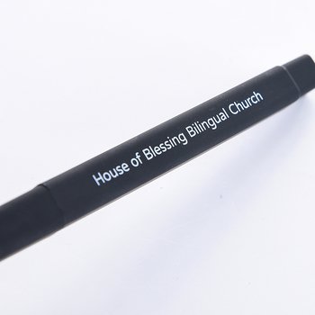 廣告筆-四方霧面噴膠筆管禮品-單色原子筆-採購訂製贈品筆_2