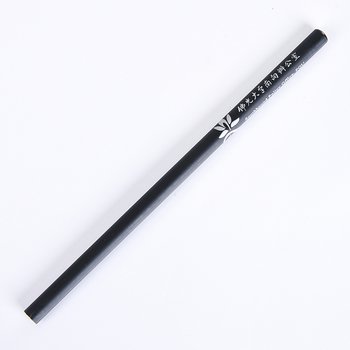 原木鉛筆-消光黑筆桿-圓形塗頭單色廣告筆-學校專區-佛光大學(同52EA-0012)_0