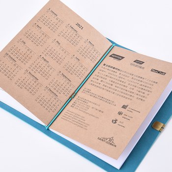 25K(20x14cm)筆記本-綁繩式商務PU筆記本-可訂製內頁及客製化加印LOGO_6