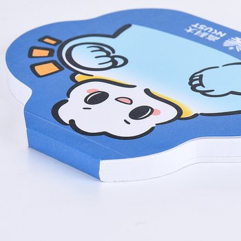 造型便條紙-封面單面彩色印刷上亮膜-12x10cm內頁單色單面印刷便條紙_3