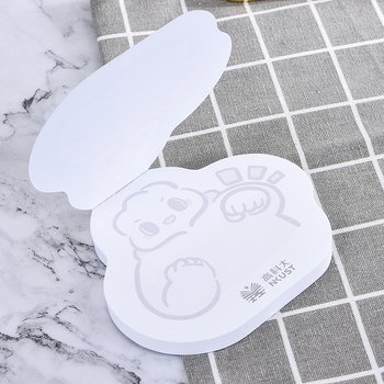 造型便條紙-封面單面彩色印刷上亮膜-12x10cm內頁單色單面印刷便條紙_2