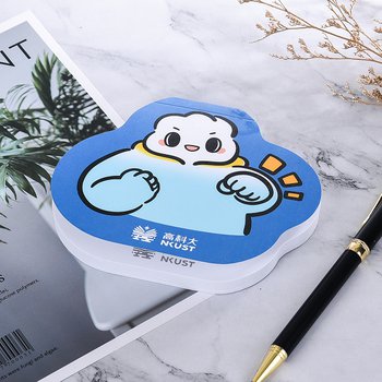 造型便條紙-封面單面彩色印刷上亮膜-12x10cm內頁單色單面印刷便利貼_5