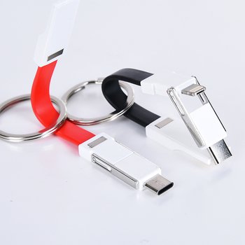 三合一USB傳輸充電線-磁性鑰匙圈-學校專區-國立中央大學(同55AA-0013)_2
