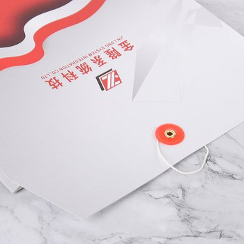 150P白牛皮直式立體公文袋-320*230*34mm-飛盤扣封口_4