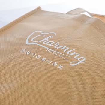 不織布環保袋-厚度100g-W26xH24xH12cm-雙面單色印刷-手提打叉加固-推薦款_2
