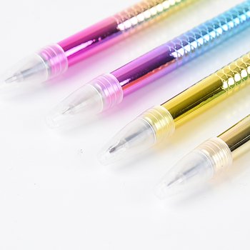 開蓋式UV電鍍廣告筆-美人魚造型單色筆_1