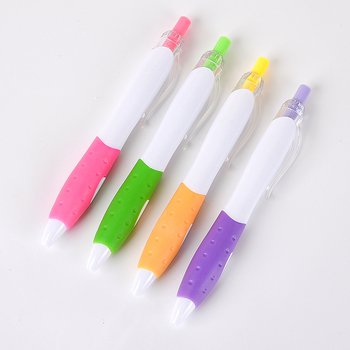 廣告筆-造型防滑筆管環保禮品-單色原子筆-工廠客製化印刷贈品筆_0