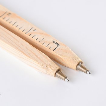 四方木製單色筆-木筆製作_3