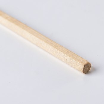 六角木桿單色筆-木筆製作_2