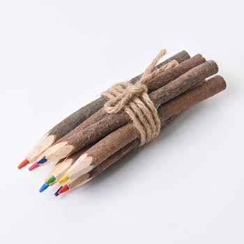 8色樹枝色鉛筆-木筆製作_0
