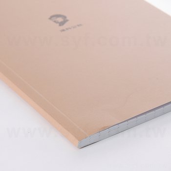 25K筆記本-200P銅板膠裝記事本-單面彩印上霧膜_5