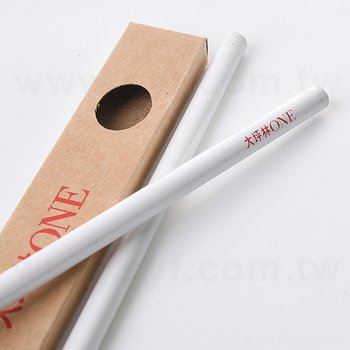 珍珠色鉛筆-圓形塗頭印刷筆桿禮品-廣告環保筆-客製化印刷贈品筆_5