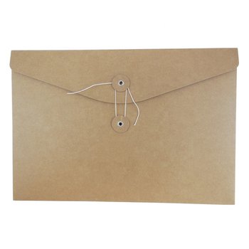 橫式公文袋-牛皮紙材質-飛盤扣封口_0