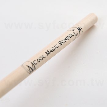 原木鉛筆-圓形兩切印刷筆桿禮品-廣告環保筆-客製化印刷贈品筆(同52EA-0001)_2