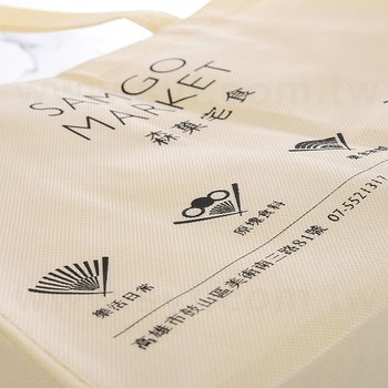 不織布購物袋-厚度80G-尺寸W38xH25xD19cm-雙面單色可客製化印刷_3