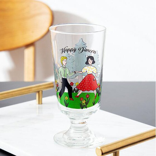 復古矮腳紅酒杯_3
