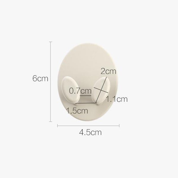 居家黏貼式多功能強力掛勾2入_0