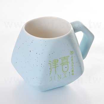 350ml滿天星菱形陶瓷馬克杯H-客製印刷LOGO圖案_0