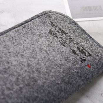 質感拉鍊鉛筆盒-毛氈布筆袋-企業機構-生涯規劃學科中心(同76VA-0018)_2