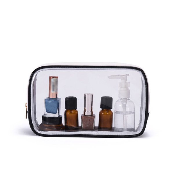 透明PVC拉鍊化妝包-0