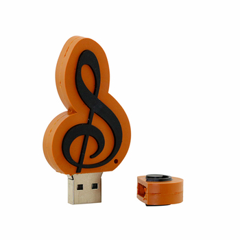 隨身碟-環保USB禮贈品-音樂音符造型_2