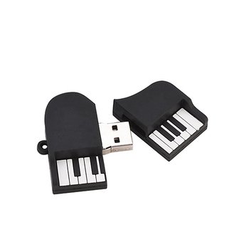 隨身碟-環保USB禮贈品-音樂鋼琴造型_1
