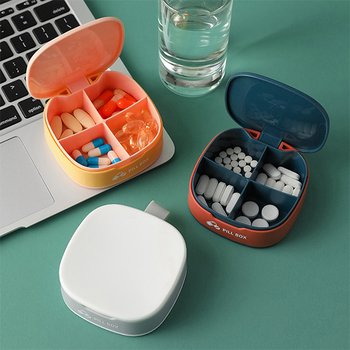 藥盒-便攜式撞色藥盒-禮贈品推薦(現貨)_2