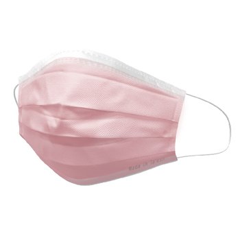 (盒裝現貨口罩)醫療用雙鋼印素面口罩(粉色)-成人兒童尺寸-防疫新生活_0